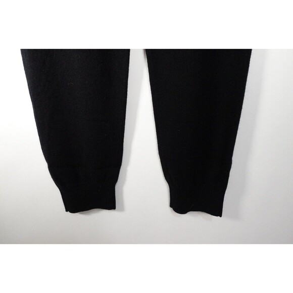 New Quince Women’s Black Mongolian Cashmere Sweatpants Size L 0686 - Picture 4 of 9